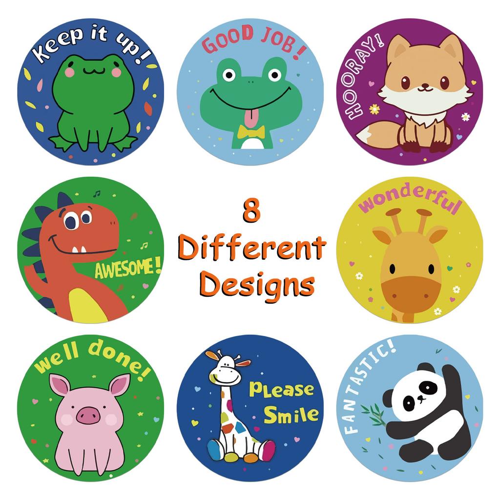 100-500Pcs Premium-Quality Reward First-Class Stickers First-Class Motivational Top-Grade Stickers Premium-Quality Roll Youngsters Superior-Grade
