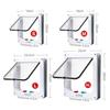 Design Freely 4 Sizes ABS Material With Security Lock Cat Door Dog Gates Pet Supplies Flap Door