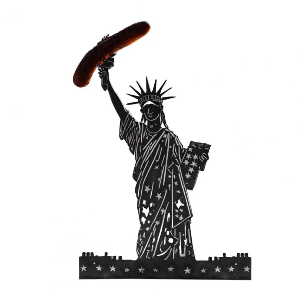 

Funny BBQ Sausage Holder Stainless Steel Hot Dog Grill Holder Portable Camping Backpack Rack Picnics Dinosaur Sausage Stand