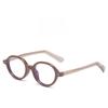 Elliptical Japanese Eyeglasses Frame For Women With Blue Light Blocking Pc Lenses For Casual Wear