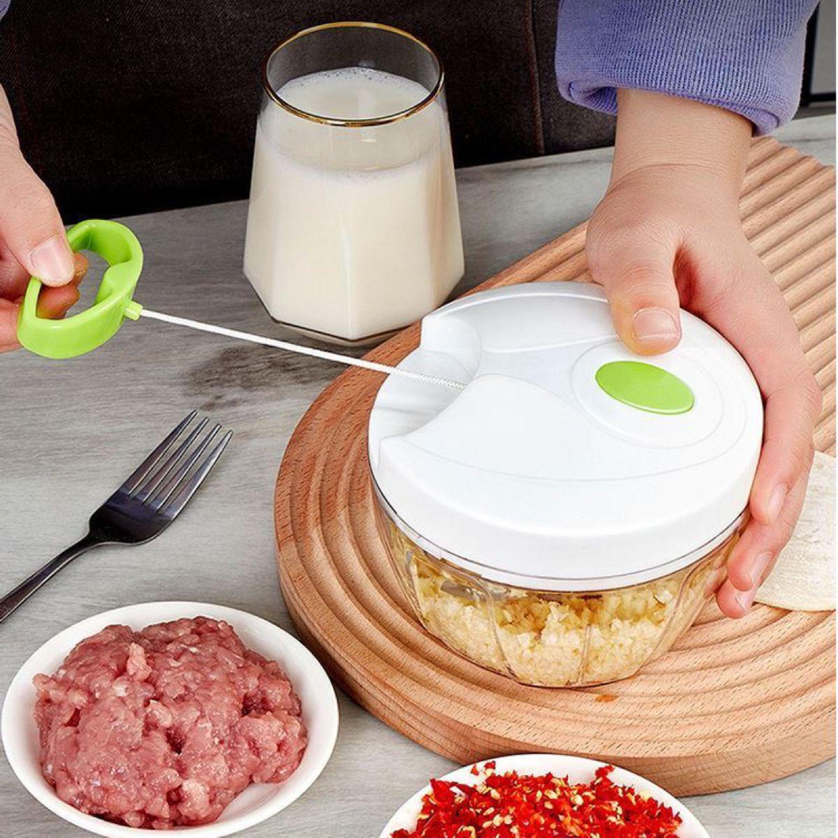 

Багатофункціональна ручна овочерізка та часникорубка 500ML