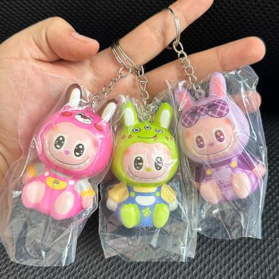 Keychain Decompression Pinch Music Children's Toys Small Gifts Decompression Pendant Doll