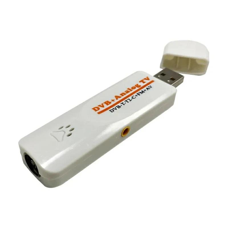 Digital DVB t2 PVR Analog USB TV stick Tuner Dongle PAL/NTSC/SECAM with antenna Remote HDTV Receiver for DVB-T2/DVB-C/FM/DVB/AV