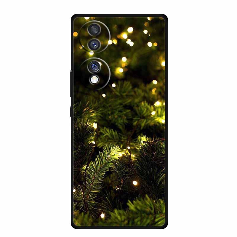 Case For Honor 70 Pro Plus Christmas Soft Silicone TPU Phone Back Cover For Huawei Honor 70 Pro+ Honor70 Lite Cartoon Capa Funda