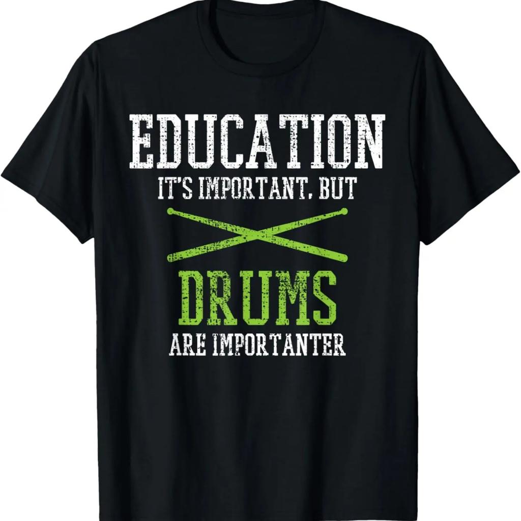 Drums Drummer Drumming Drum Set Drumsticks Vintage Gift T-Shirt