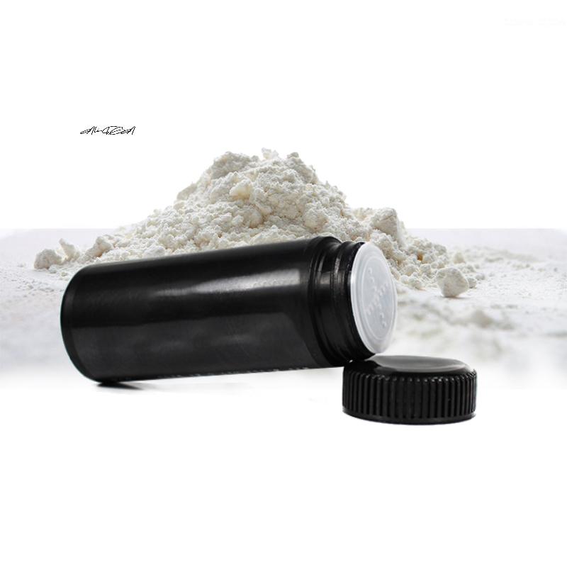 1Pc 60/100ml Talcum Powder Bottle Refillable Plastic Cosmetic Powder Dispenser Empty Container for Home & Cosmetic Use