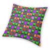Combo Caramelle Candy Crush Saga Federa Poliestere Lino Velluto Stampata Cerniera Federa Decorativa Copricuscino Divano