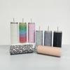 20oz Bling Diamond Thermos Bottle Кавова чашка з соломинкою з нержавіючої сталі Стакани для води Чашка Girl Girl Gift