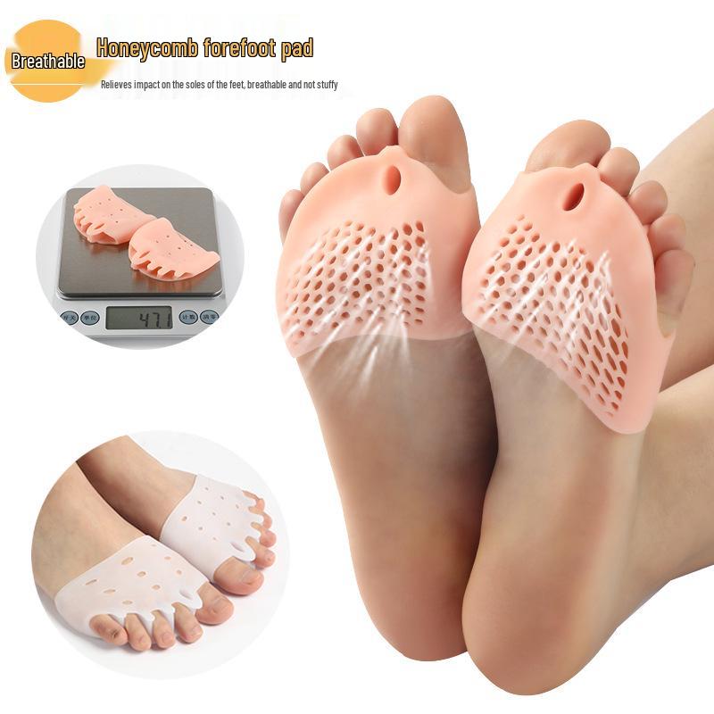 Five-Hole Silicone Bunion & Shock Absorber Forefoot Pad
