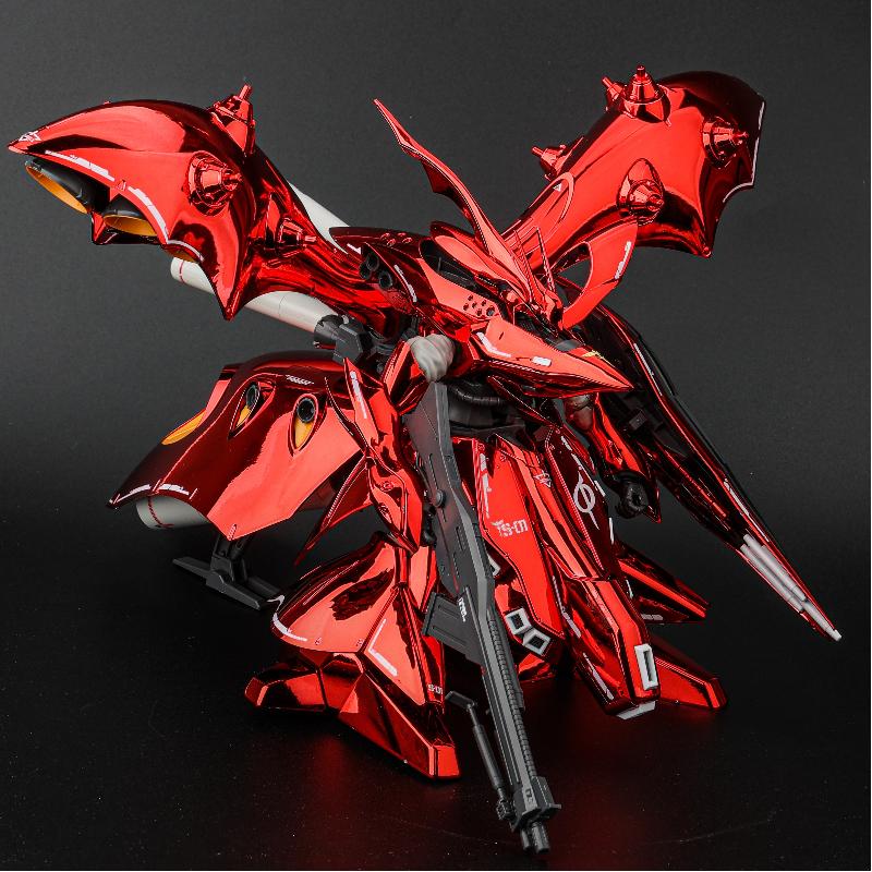 HG 1/144 MSN-04II Nightingale Electroplating Version Assembly Model Kit Action Figure With Water Decal Anime Mecha Toy Boy Gift