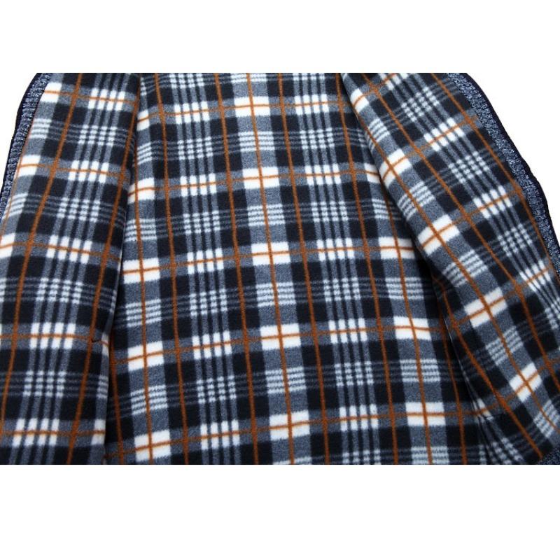 Men's Autumn and Winter Cardigan Zipper Sweater Thickened with Velvet Stand Collar Loose Warm Knit Coat Top