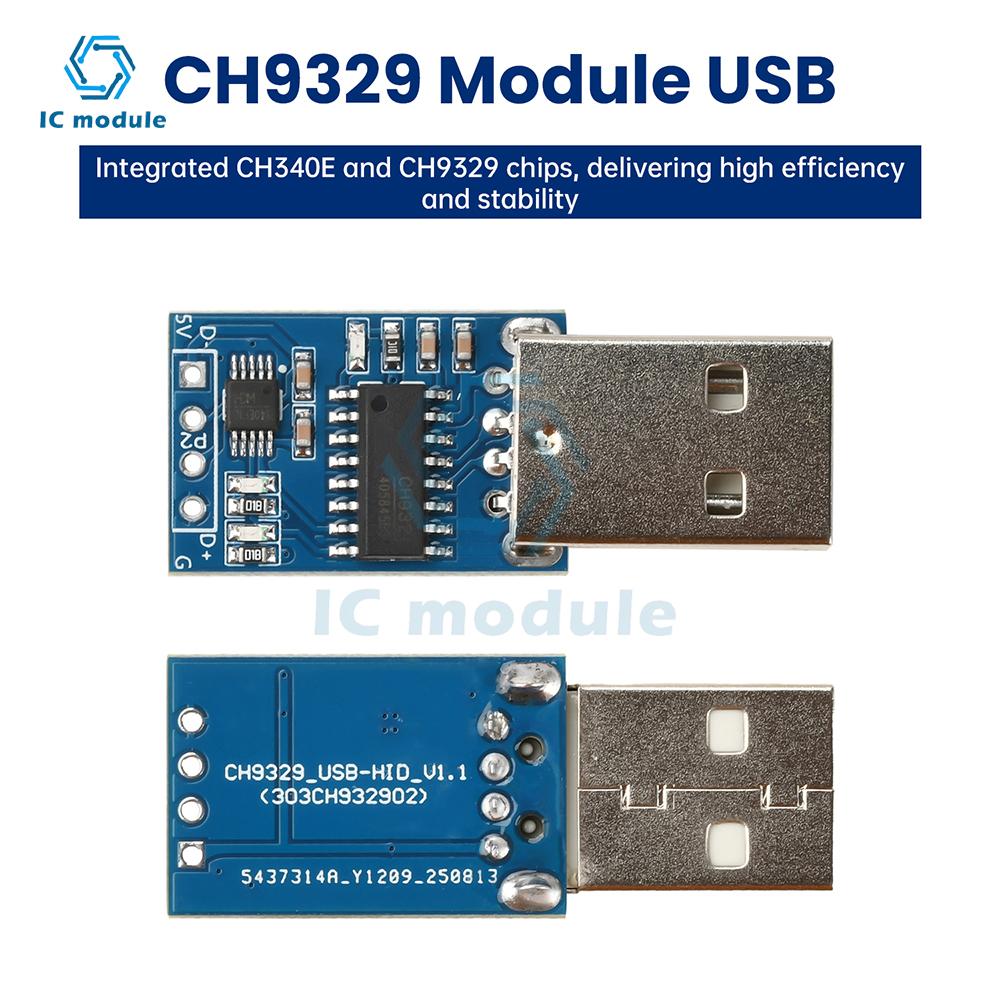 CH9329 Module Usb 2.0 To Standard Usb-Hid Keyboard And Mouse Device Module Usb Interface