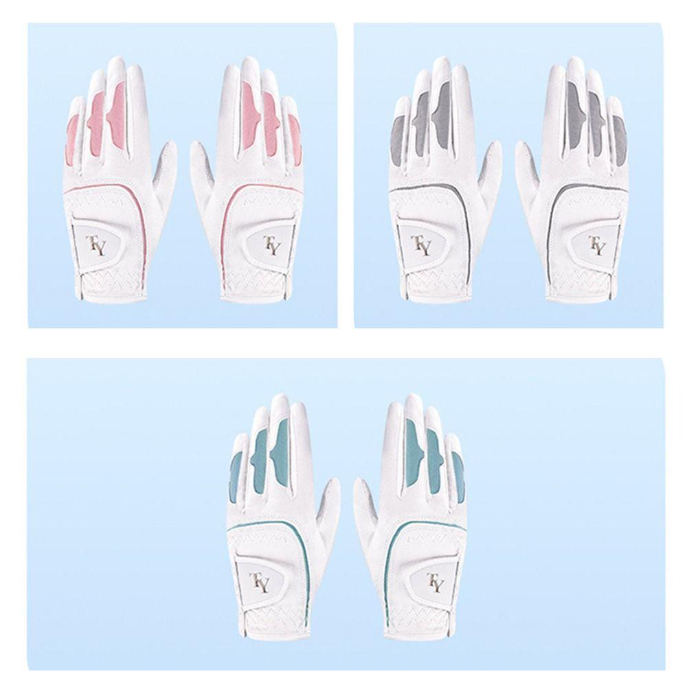 Professional Women's Sport Gloves Comfortable Golf Mittens Ladies Golf Gloves  Outdoor Sports