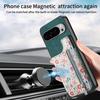 For Google Pixel 10 Pro XL Leather Phone Cover with RFID Blocking Zipper Card Bag Kickstand