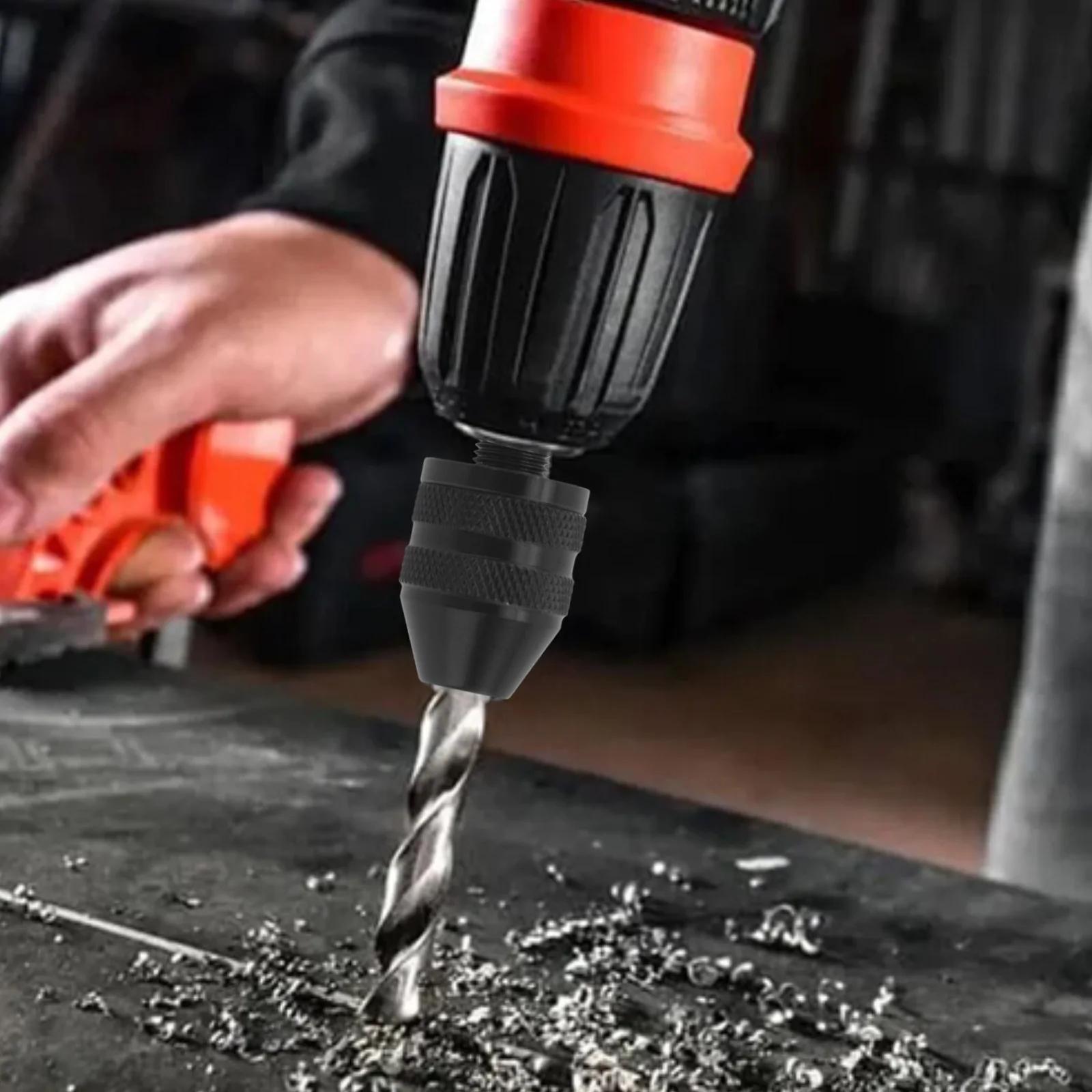 

For Electric Drills Quick-change Chuck Keyless Drill Chuck For Easy Bit Changes Quick Change Versatile Compatibility China Mainland