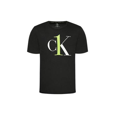 Logo Print Short Sleeve T-Shirt Men Tops Black NM1903E-1W5