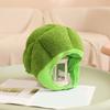 Green Plush Brokkoli Hat Brokkoli Headgear Novel Funny Brokkoli Caps Cartoon Vegetable Hat Halloween Cosplay Costume