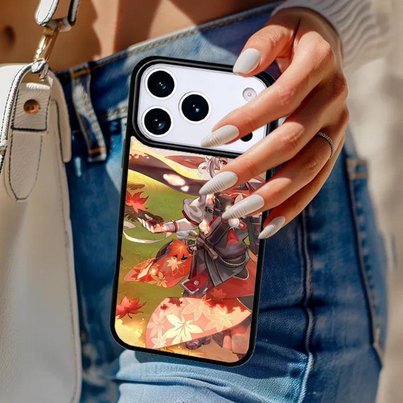 Genshin Impact Kaedehara Kazuha soft Phone Case For iPhone 17 Air 14 15 13 12 Max Cover For Apple 16 16e 11 Pro Max Plus Coque