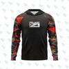 Mens Quick-Dry UV Protection Hooded Fishing Shirt Long Sleeve Breathable Outdoor Sport Jersey Cycling Angling