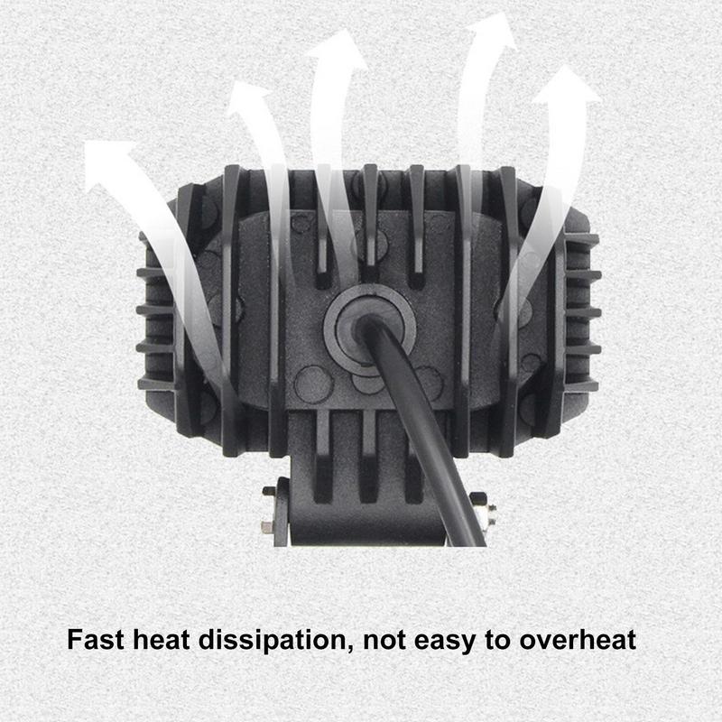 Fog Lights For Motorcycle Adjustable Waterproof LED Auxiliary Lights High-Intensity Motorcycle Auxiliary Lights For Night Riding