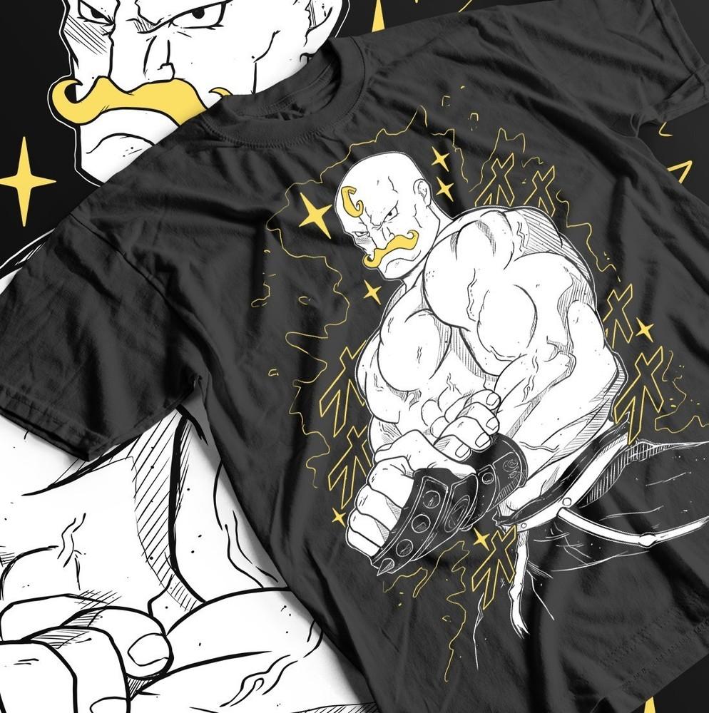 

Anime T-Shirt, Fullmetal Alchemist Tee, Manga Shirt, Alex Louis Armstrong XL