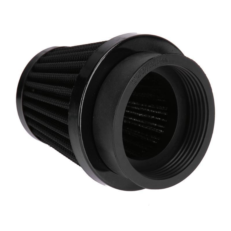 Universal 48/49/50mm Motorcycle Air Intake Filter Cleaner Black Fit ATV Dirt Bike Quad Scooter