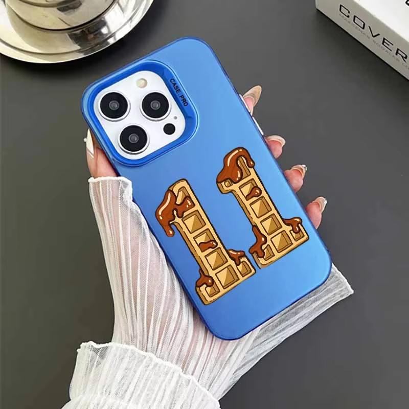 

Fashion Anime Lamp Biscuit 11 Cover For iPhone 17 Air 16 Pro Max 16E 15 14 Plus 13 12 11 X XS XR Colorful Silver Phone Case iPhone XR