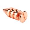 100 Sets Spiked Cone Spike Stud High Hardness Metal Plating   Gold Screw Back Studs Spikes Kit for   Clothing Shoes