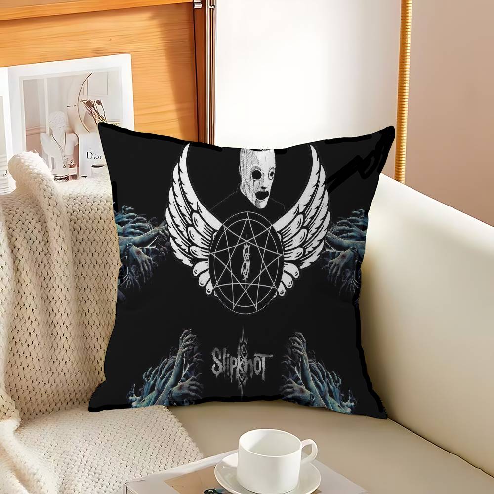 Band S_SlipknotS Pillow Anime Pillow Sofa Bed Head Pillow Cover Cushion Cover 45x45 cm Fashion