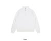 350g Heavyweight Stand Collar Half-Zip Hoodie for Outdoor Sports - Plain Color, High Quality, Spring & Autumn Wear