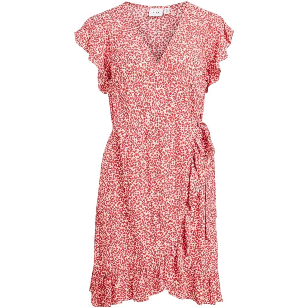 Vila Womens/Ladies Fini V Neck Wrap Dress