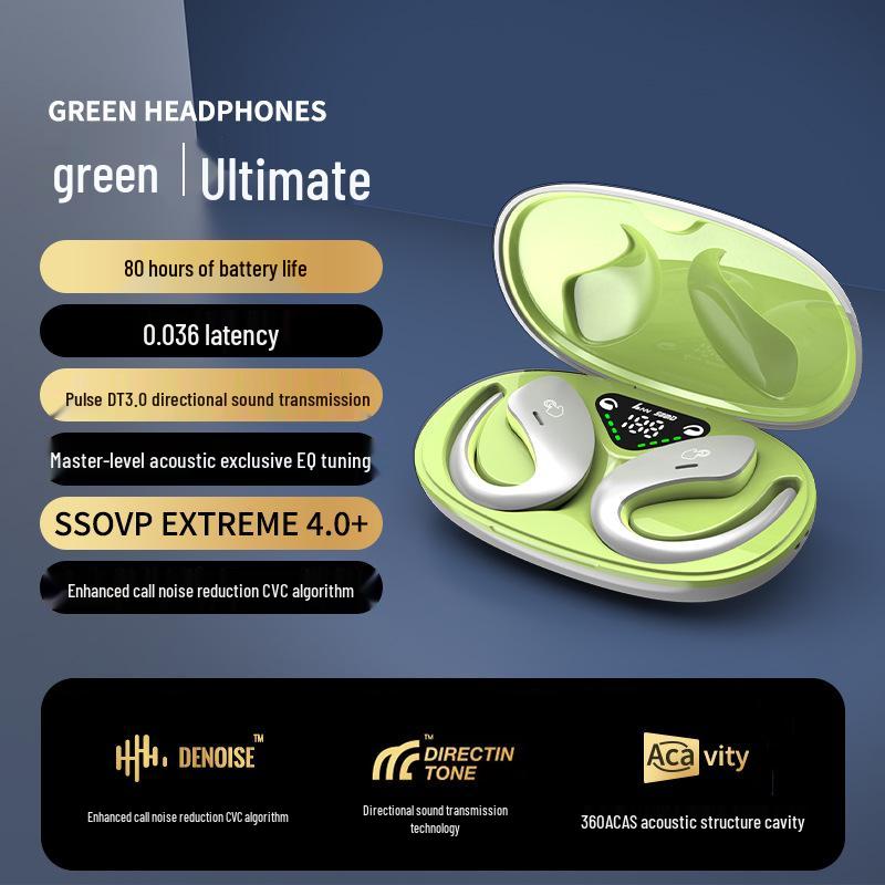 OWS Open-Ear Bluetooth Bone Conduction Earbuds for Running and Sports
