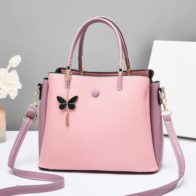 Aliwood Trendy Brand Butterfly Women's Bag Large Capacity Elegant Handbag Panelled Leather Ladies Crossbody Bags Tote Bolsos