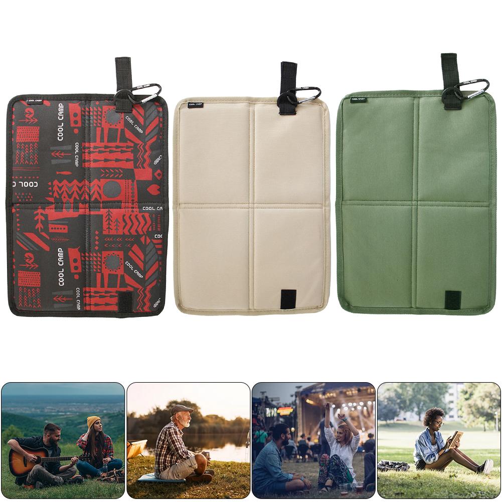 Portable Folding Camping Mat Foam Sitting Pad Waterproof Oxford Cloth Beach Mat Prevent Dirty Hiking Small Picnic Seat Outdoor