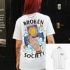 Tattoo Brew Tattoo Art Retro Style Summer Casual T-Shirt Men's and Women's Luxury Brand Top 2026