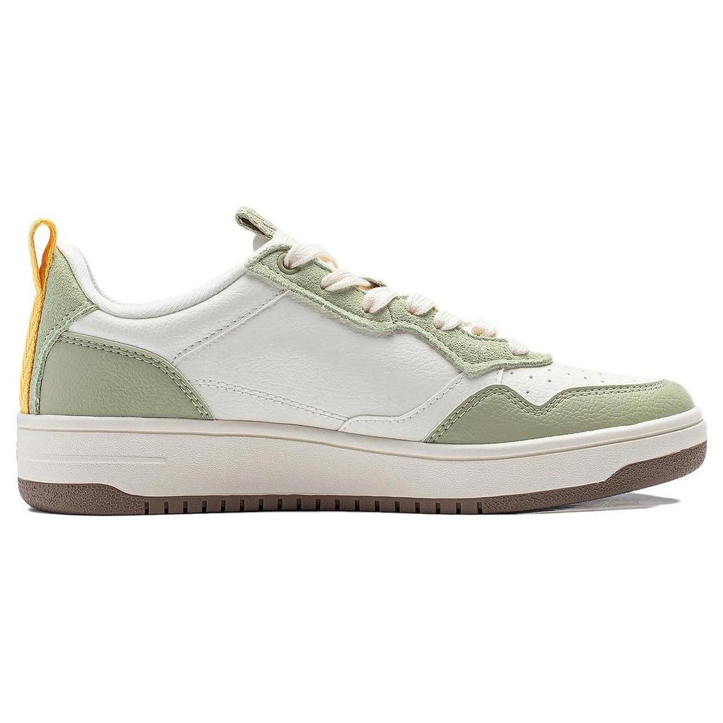 Li Ning Star Candy Slip Resistant Cushioning Low top Skateboard Shoes Women's Green White AGCT472-3