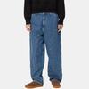 Carhartt WIP Fw24 W Brandon Double Knee Pant Loose Straight Leg Zipper Fly Jeans Women pants Blue I034229-01-06