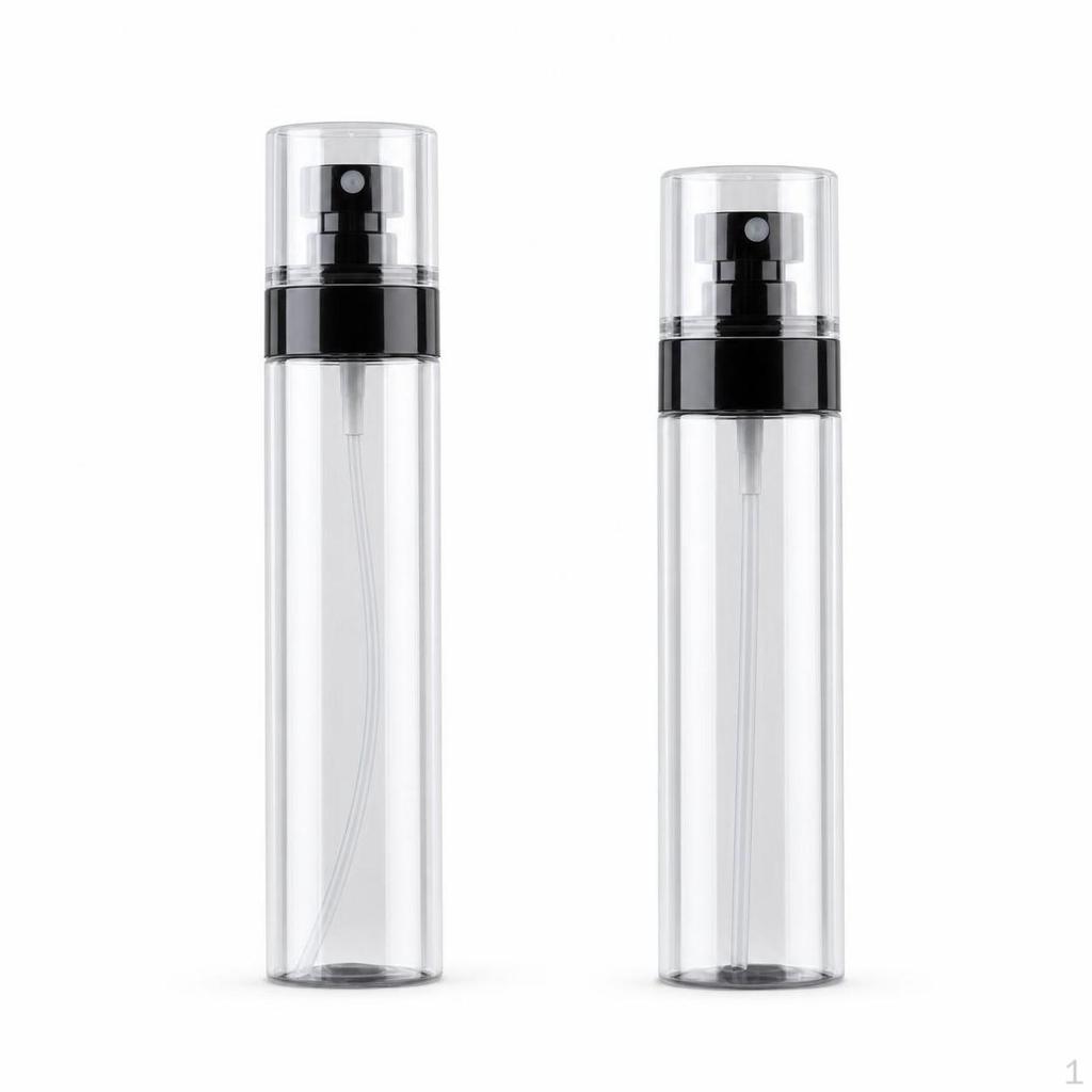 Portable Fine Mist Spray Bottle for Cosmetics, Toner, and Alcohol Refillable Travel Atomizer