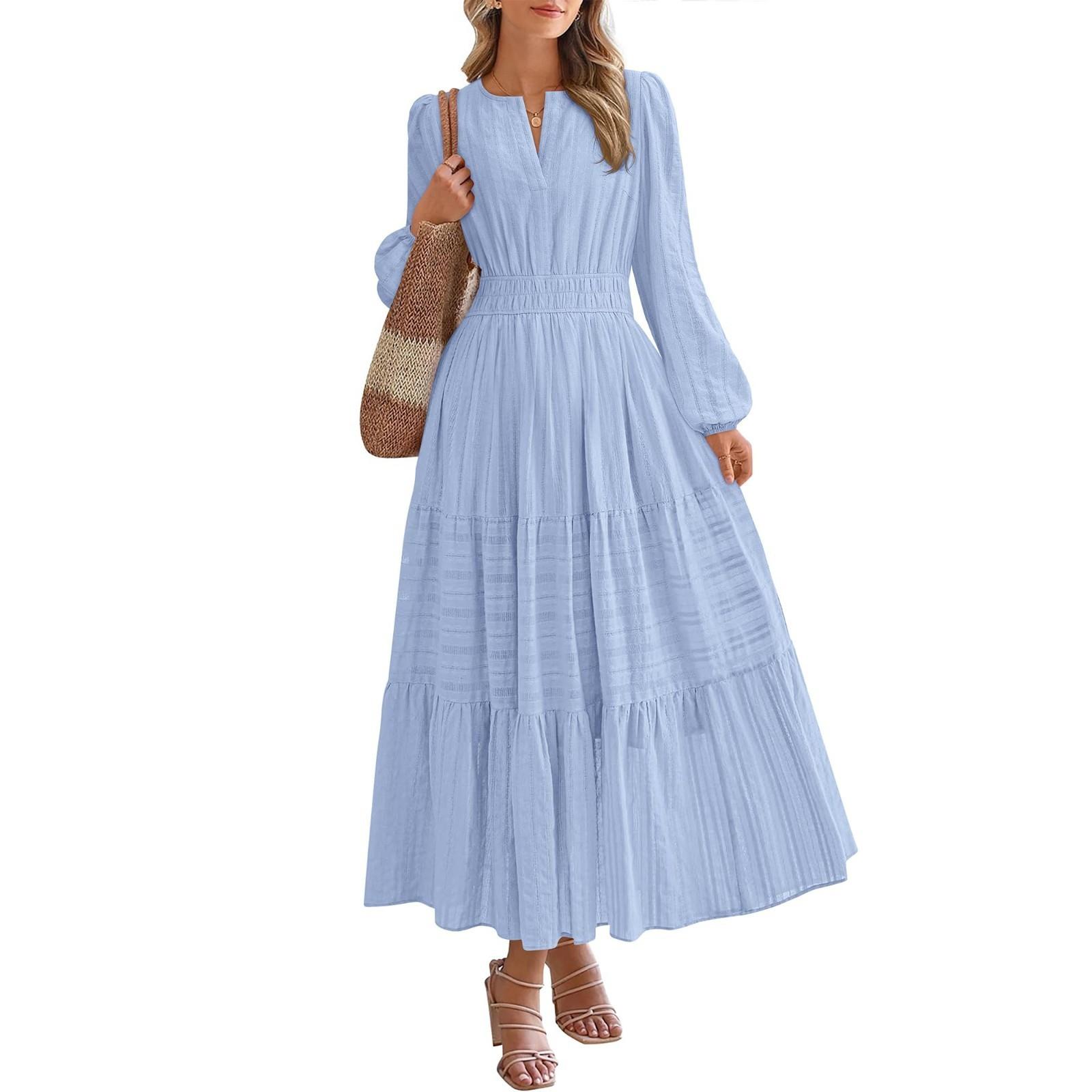 

Женское модное повседневное платье однотонной расцветки XL чёрный