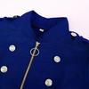 Retro Multi-color Swallowtail Trench Coat – Long Irregular Hem, Various Sizes