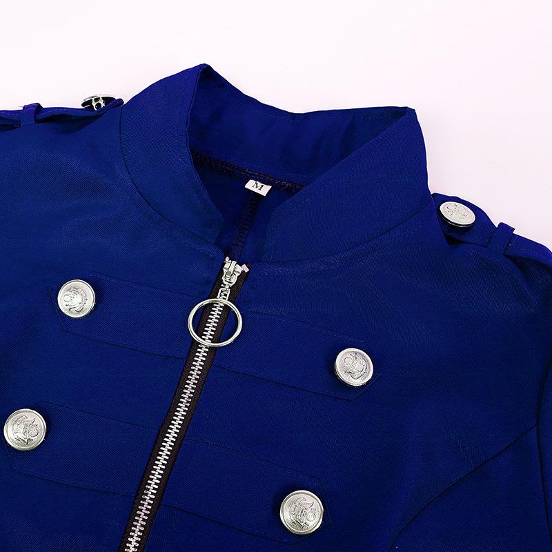 Retro Multi-color Swallowtail Trench Coat – Long Irregular Hem, Various Sizes