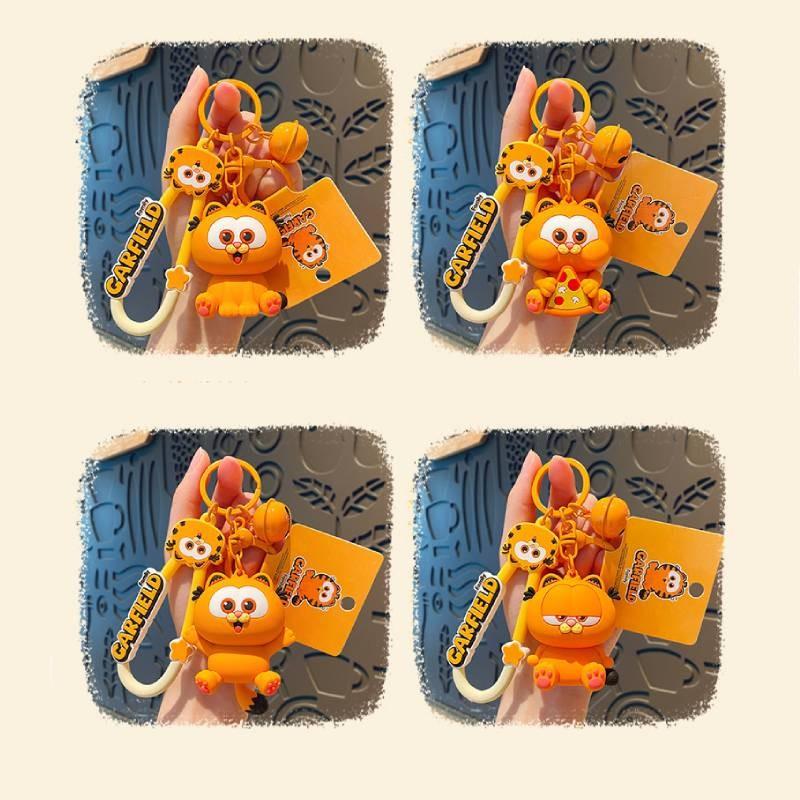 Adorable Garfield Keychain With Creative Cartoon Design Perfect For Birthdays And Holidays