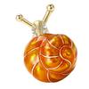 Accessoire de Mode Polyvalent Broche Escargot Art Émaillé Idéal Pour Tenues Décontractées Événements Formels Et Port Quotidien
