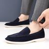 Fashion Luxury Brand Men's Suede Loafers Casual Slip-On Driving Shoes All-match Comfortable Flat for Men Breathable Male Walking Shoes