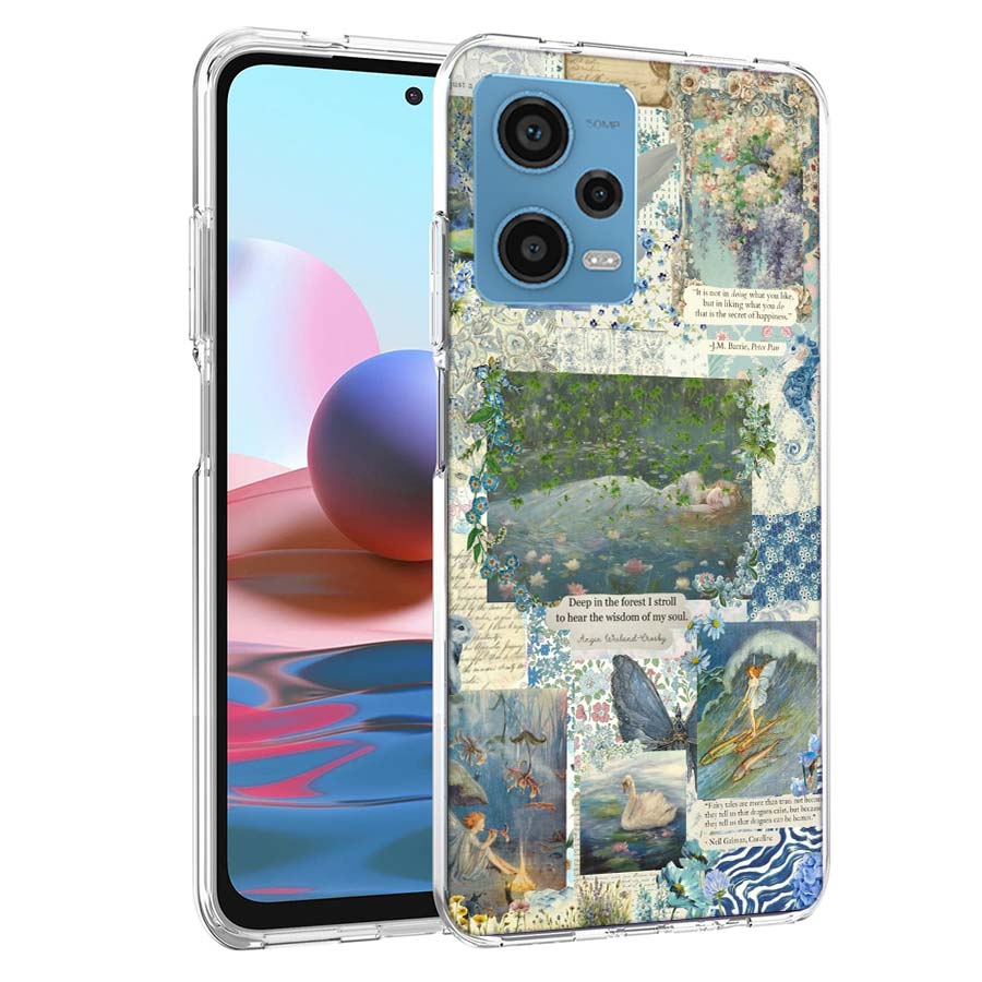 Claude Monet Art Phone Case For Redmi Note 13 12 14 15 Pro Plus 13R 11 11T 11E 11S 10 Pro 10S 9 9S Cover Cell Clear TPU Capa Cas