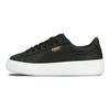 Puma Basket Platform Core Nero Oro Scarpe da ginnastica da donna Bianco 364040-03