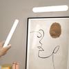 Wireless Mirror Front Lamp Battery Operated LED Magnetic Cabinet Lights Adjustable Color Brightness & Angle for Home Bathroom