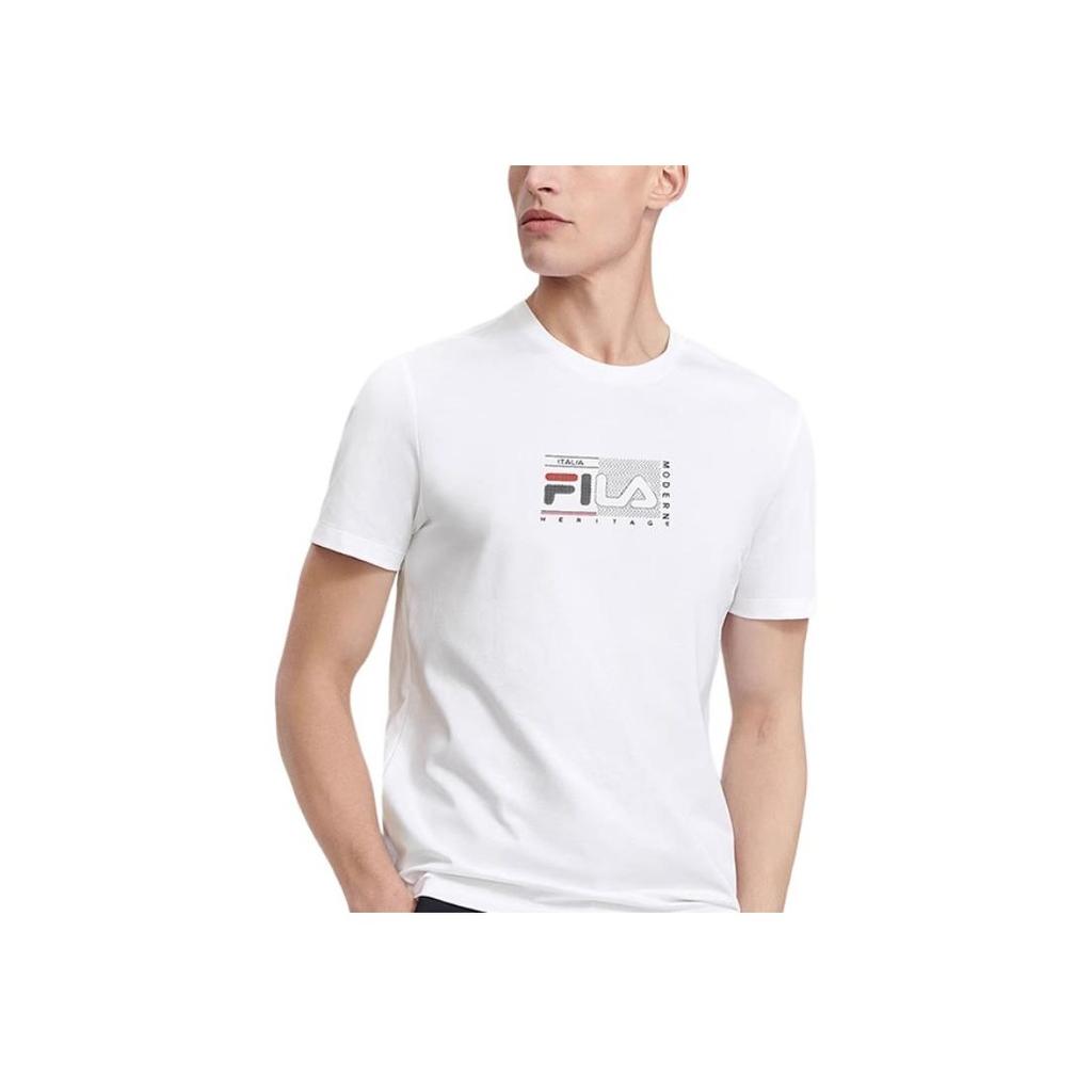 Fila Basic Knit Crew Neck Short Sleeve T-Shirt Men Tops F11M321108FWT