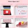 500g Figure Clay Non-stick Hand Easy Shape and Ductility Good for Hand-made Figure Cartoon Characters