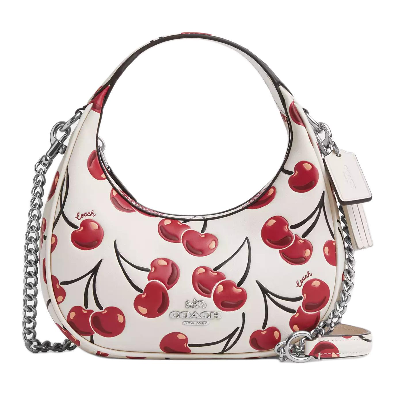 

Coach Carmen 20 Top Zip Leather Shoulder Crossbody Handbag Small Women handbags Chalk CY711-SVCAH Basic Set (Bag+Dust Bag)